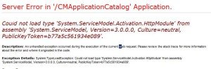Could not load type 'System.ServiceModel.Activation.HttpModule