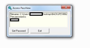 Access database password recovery2