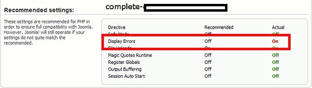 How To Enalbe Display Errors In Cpanel