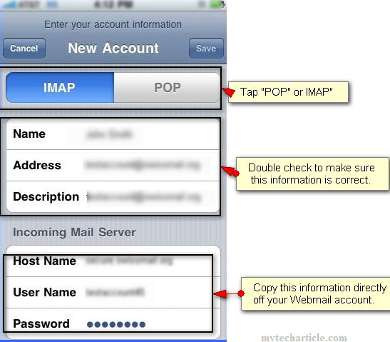 How To Configure Webmail In iPhone