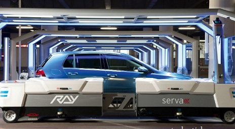 Robot Valet Will Park Your car And Update Information
