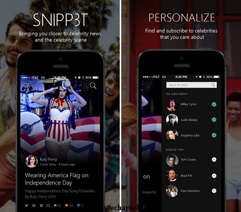 Microsoft Snipp3t App Connect Celebrities